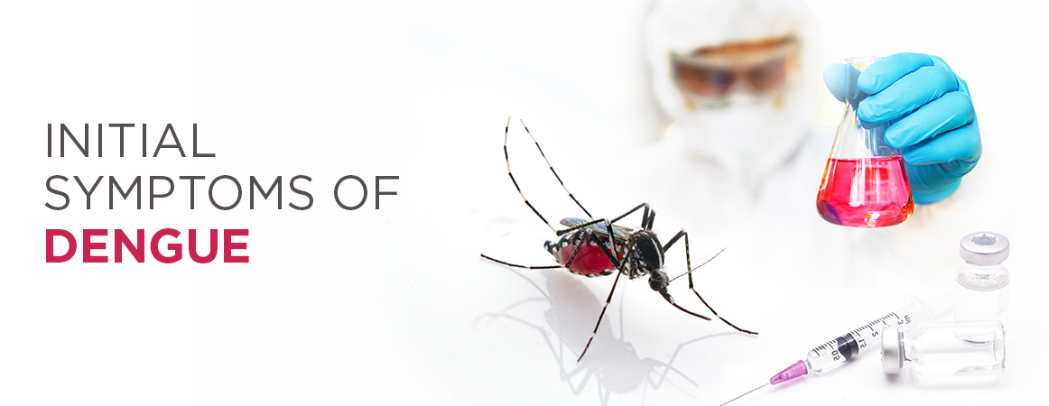 initial symptoms of dengue